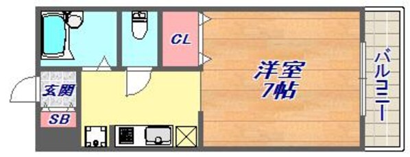 パセオ西芦屋の物件間取画像